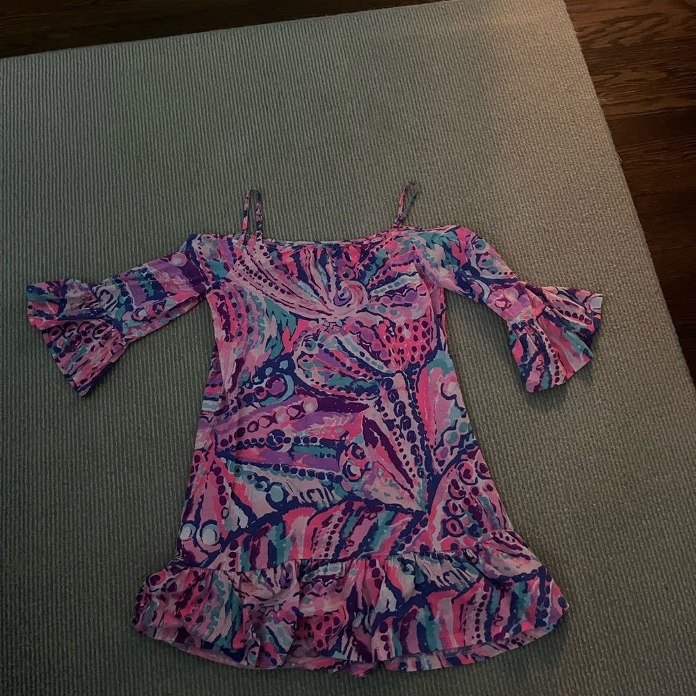 Lilly Pulitzer Off shoulder Pink dress